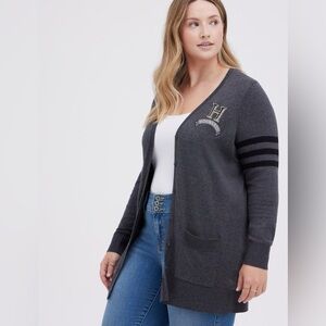 Torrid Harry Potter university cardigan
